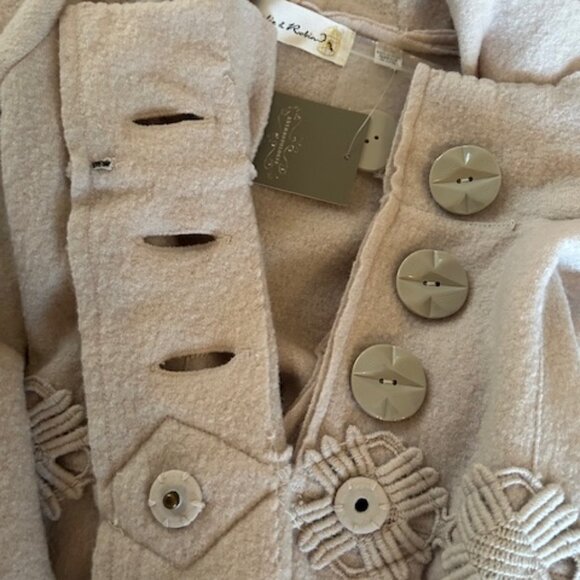 Vintage Y2K Anthropologie Charlie & Robin Duster Cardigan Sweater - Picture 2 of 11